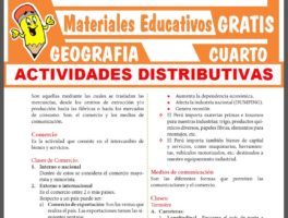 Actividades Distributivas Para Cuarto Grado De Secundaria