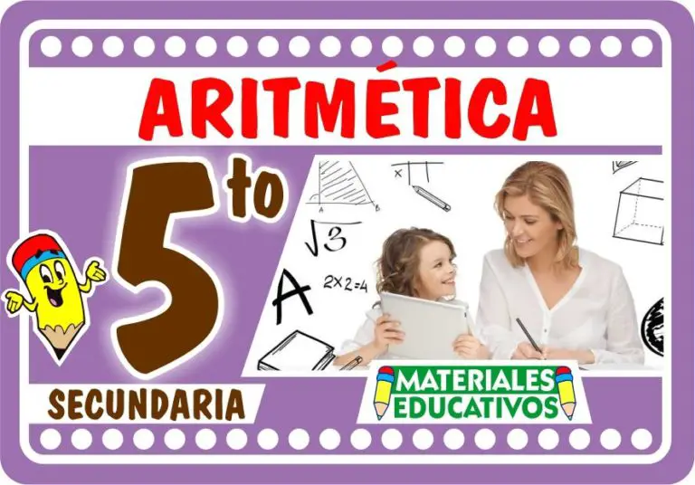 ARITMÉTICA ≫ Cuarto de Secundaria ≫ 28 Fichas GRATIS