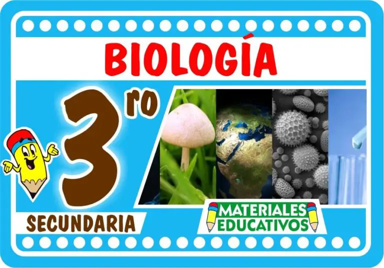 BIOLOGÍA ≫ Primero de Secundaria ≫ 28 Fichas GRATIS