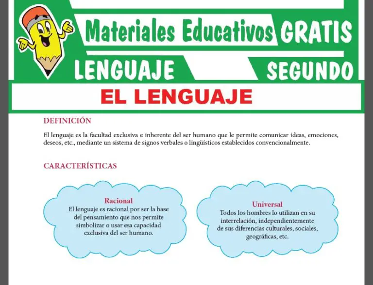 Características y Funciones del Lenguaje para Segundo Grado