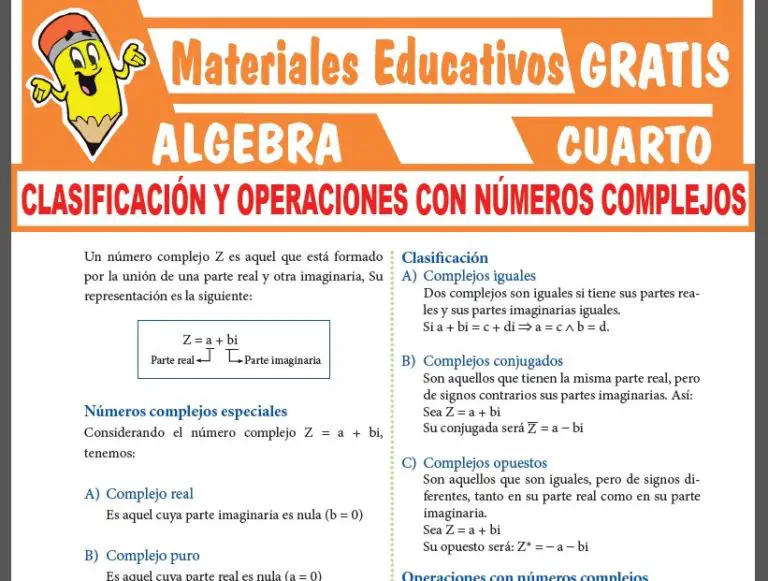 ÁLGEBRA ≫ Cuarto de Secundaria ≫ 28 Fichas GRATIS