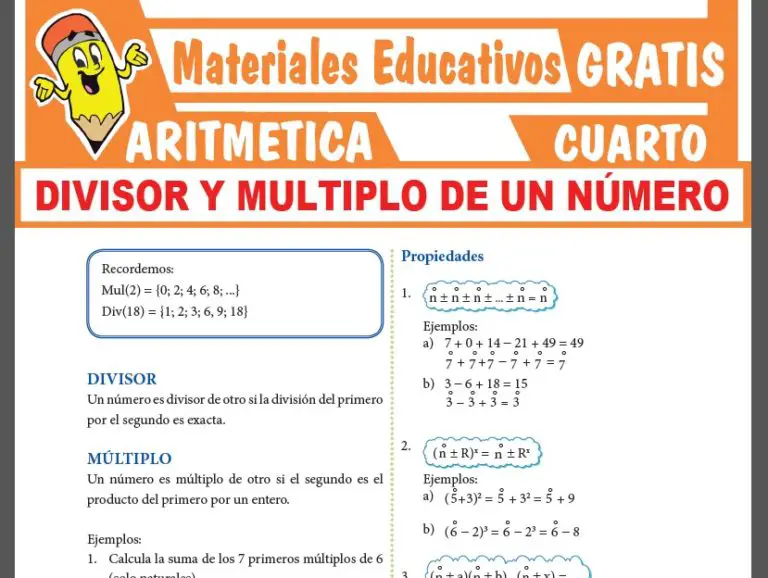 ARITMÉTICA ≫ Cuarto de Secundaria ≫ 28 Fichas GRATIS