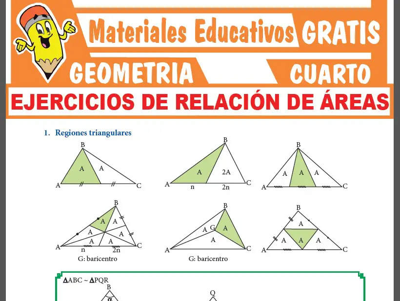 GEOMETRÍA ≫ Cuarto de Secundaria ≫ 28 Fichas GRATIS