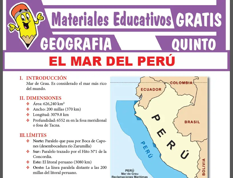 El Mar del Perú para Quinto Grado de Secundaria