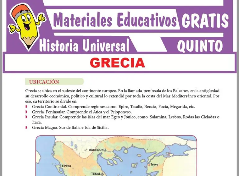 Evolución Histórica De Grecia Para Quinto Grado De Secundaria