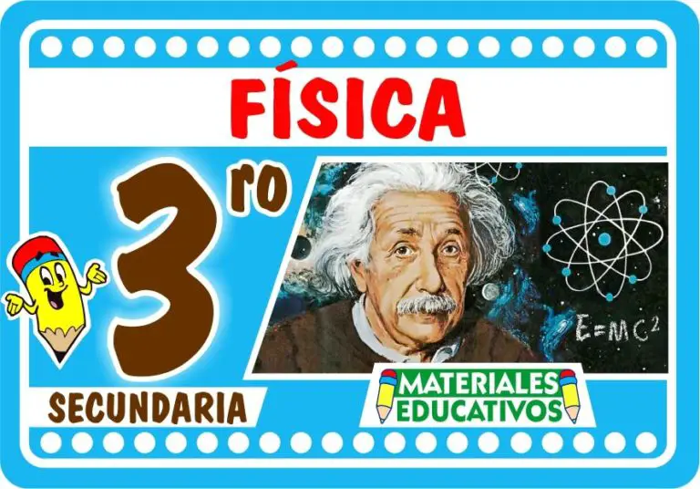 FÍSICA ≫ Tercero de Secundaria ≫ 28 Fichas GRATIS