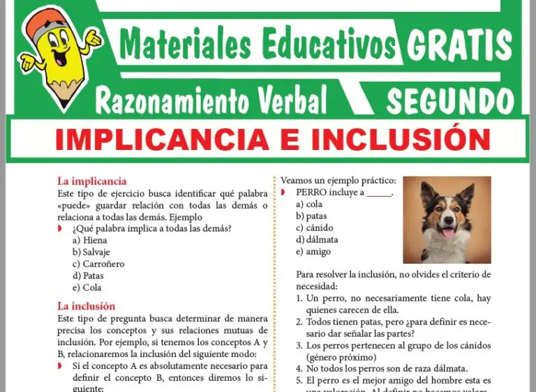 RAZONAMIENTO VERBAL ≫ Segundo De Secundaria ≫ 28 FICHAS