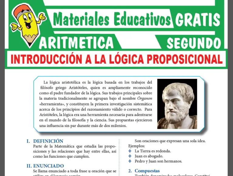 Introducción a la Lógica Proposicional para Segundo de Secundaria