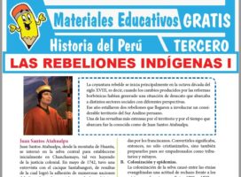 Las Rebeliones Indígenas Para Tercer Grado De Secundaria ≫ GRATIS