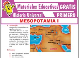 Mesopotamia Para Primer Grado De Secundaria ≫ GRATIS