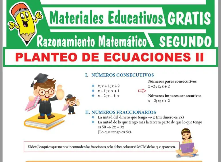 Números Consecutivos Y Fraccionarios Para Segundo De Secundaria