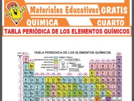 QUÍMICA ≫ Cuarto de Secundaria ≫ 28 Fichas GRATIS