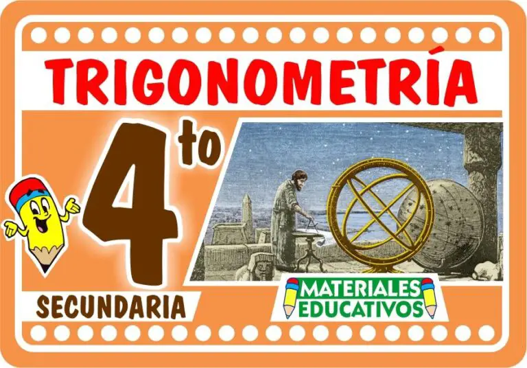 TrigonometrÍa ≫ Cuarto De Secundaria ≫ 28 Fichas Gratis 7277