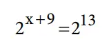 ejemplo de Ecuación Exponencial