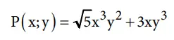 ejemplo de polinomio
