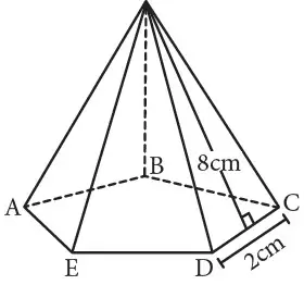 ejercicio de Areas y Volumenes de los Piramides y Conos