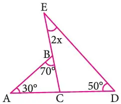 ejercicio de Propiedades de los Triangulos