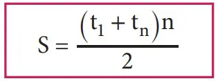 formula de serie aritmetica