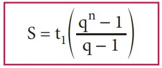 formula de serie aritmetica finita